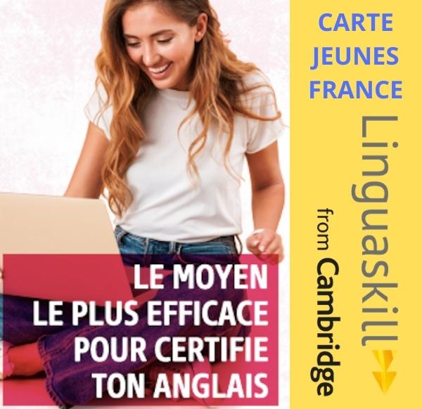 Carte Jeunes France Linguaskill