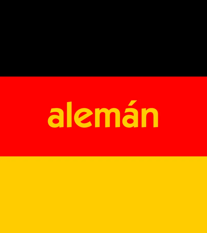 bandera Alemania texto